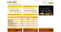 Desktop Screenshot of lingot.com